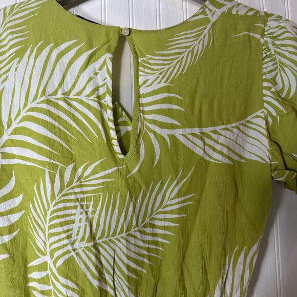 Cleobella Green Tropical Print Romper - Picture 4 of 8